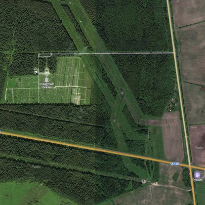 Топографическая съемка М 1:500 территории кладбища д.Пижма в Гатчинском районе ЛО